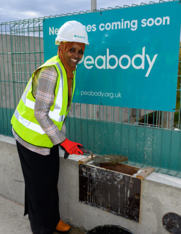 St Olaves Topping Out Ceremony. Thomas Sinden (Image by Kirsten Holst)