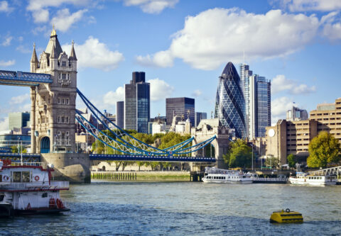 Financial,District,Of,London,And,The,Tower,Bridge
